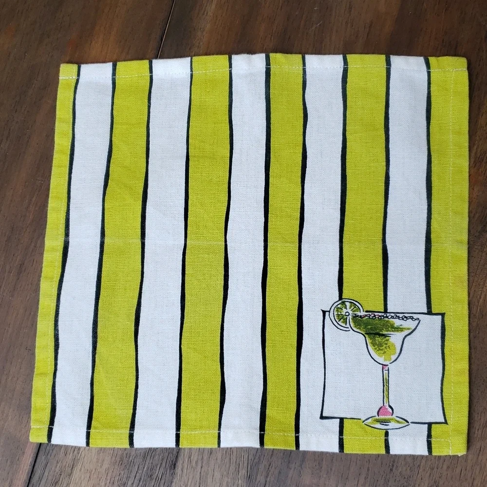 Cloth Cocktail Napkins Set of 12